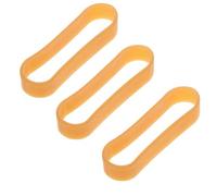 3pcs Plaster Mold Binding Belt for Pottery Tools, Rubber Yellow