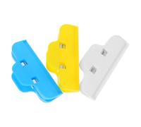 3pcs Plastic Canvas Clips for Rhinestone Painting Edge Fixing, Reusable Small Craft Clamps for Tapestry and Embroidery, Multipurpose Sealing Clips for Art and Sewing