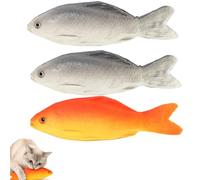 3pcs Plastic Fish,Realistic Toy Fish Set, Marine Life Educational Tools for Classroom and Home, Desktop Decor for Study Areas and Play Sessions, Sensory Development and Color Recognition Learning Aids