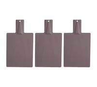 3PCS Plastic Folding Chopping Board, 38x21.5cm Non-Slip Foldable Cutting Board for Kitchen, Picnic, Cutting Fruits, Vegetables, Meat (Grey)