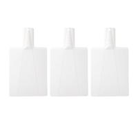 3PCS Plastic Folding Chopping Board, 38x21.5cm Non-Slip Foldable Cutting Board for Kitchen, Picnic, Cutting Fruits, Vegetables, Meat (White)