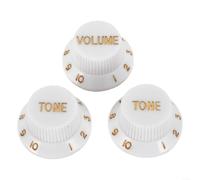 3pcs Plastic Guitar Knobs 15g Lightweight Set(A)