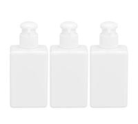 3PCS Plastic Pump Bottle, 5oz/150ml Empty Plastic Pump Bottles Dispenser Small White Refillable Containers for Shampoo Body Wash Lotion Hand Soap