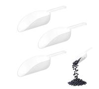 3PCS Plastic Scoop, Multi-Purpose Scoop, Kitchen Tool, Baking Flour Scoop, Ice Cream Scoop, Ice Scoop, Food Scoop, Dog Food Cat Food Spatula, Suitable for Kitchen, Restaurant, Gardening