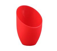 3Pcs Plastic Simple Home Lampshades Chic Light Accessories Slanting Horseshoe Shade Cover for Ceiling Lights, Lamp Shades(Red-42mm)
