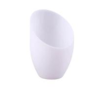 3Pcs Plastic Simple Home Lampshades Chic Light Accessories Slanting Horseshoe Shade Cover for Ceiling Lights, Lamp Shades(White-35mm)