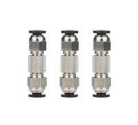 3Pcs Pneumatic Connector Fitting Tube Coupler Straight PTFE Tube Replacement for X1C 3D Printer Accessories