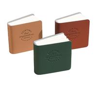 3Pcs Pocket Watercolour Sketchbook Set - Mini Travel Sketch Pad，Journal Notebook with 96 Pages Each, 2x2 Inch Pocket-Sized Notebook for Watercolour Painting & Art Creation (B)