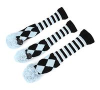 3Pcs Polyester Wool Knitting Golf Putter Head Cover, Wooden Club Headcovers Accessory, Soft Elastic Protective Cover with Rotatable Digital Club Number Plate, for Golf Clubs 1 3 5 (Light Blue)