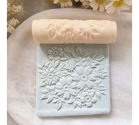 3Pcs Polymer Clay Texture Roller Work with Polymer Clay Cutters for DIY Earrings Jewelry Making Craft Supplies (GZ039)