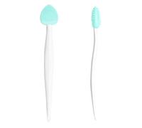 3pcs Pore Deep Cleaning Brush - Silicone Nose Contour Blackhead Face Exfoliatings Fine Scrubber, Handheld Double-Sided Remover Tool for Women Travel