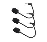 3PCS Portable Computer Microphone Set Small Straight Cutting Microphone for Phones and Home Office Dual Mono Channels Noise Reduction