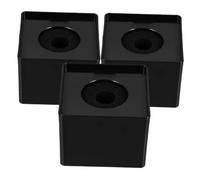 3Pcs Portable Cube Shaped Flags for Interviews Ktv Distinctive Design for Eye Catching Presentation Versatile Use News Event Settings