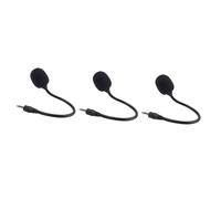 3pcs Portable Mini Condenser Microphone for Voice Amplification for Lectures Presentations and Musical Instruments Omnidirectional Pickup