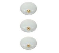 3pcs Portable Round Medicine Case with 4 Compartments, Tight Seal | Silicone and ABS Build, Opaque Matte Finish, Pocket Carry for Day Trips, Men and Women