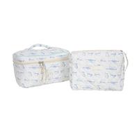 3pcs Portable Travel Bag Set with Ample Space Neatly Organize Your Makeup and Toiletries for Travelers and Students Practical Storage Bag