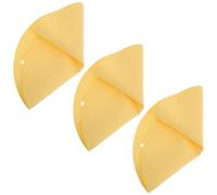 3pcs Pottery Bat Mat for Ceramic Wheel Throwing, Dual Hole Yellow