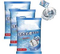 3Pcs Powder Type Washing Tub Cleaner, Washing Machine Tub Cleaner, Multifunctional Household Washing Tub Cleaner, 125g