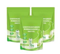 3Pcs Powerful Pipeline Dredging Powder, Sink and Drain Cleaner Powder, Strong Cleaning Drain Cleaner Pipe Unblocker, Unclogging Agent Fast Foaming for Indoor Outdoor Quick Cleaning