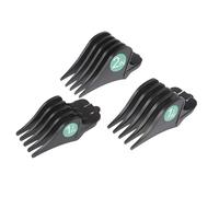3Pcs Practical Hair Clipper Guards for Wahl Clippers, Universal Hair Clipper Attachments Limit Comb with Metal Clip Set, Whiskers Clipper Guide Combs