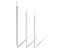 3pcs Practical Nylon Thread Yarn Needles Set, Versatile Nylon Thread Rope Threader and Wool Needles with Loops for Crochet, Compact Yarn Sewing Needle Kit with Large-Eyed Nylon Thread Yarn Needles