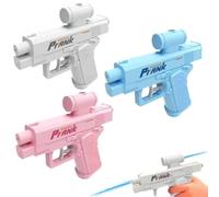 3Pcs Prank Two-Way Water Gun, Prank Squirt Gun Can Spray from Front and Back, Reverse Water Guns, Creative Pranks Battle Toy Waters Guns Fight, Novelty Gifts for Friend Classmate Family (3Pcs -mix)