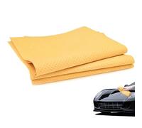 3PCS Premium Perforated Synthetic Chamois Leathers for Cars,30x40cm Ultra-Absorbent Shammy Leather Car Drying Cloth，Durable, Streak-Free, Fast Drying，Machine Washable for Car Windows Cleaning&Washing