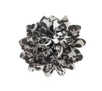 3pcs Print Big Flower Women's Hair Claws Vintage Hairpin Simple Barrette(Color6)