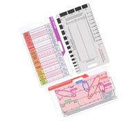 3Pcs Professional 7 Step Ruler Card Portable Pocket Size Interpretation Guide Card for EKG Interpretation Portable Heart Rhythm Analysis Guide