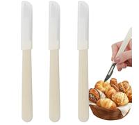 3PCS Professional Bre/ad Lame,Do/ugh Cutter Kit with Built-in Ruler,Stain/less S/teel Bre/ad Kn/ife,Homemade Bre/ad Making Tools,Cutting Accessories,Sharp Tools for Bre/ad Making,Portable,Home DIY