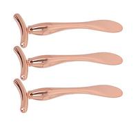 3PCS Professional Eye Cream Massage Stick Set T Shaped Neck Skin Lifting Firming Massager for Women Alloy Material Beauty Tools