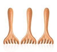 3pcs Protable Scalp Massage Comb Scalp Massage for Stress Relax, Wooden Scalp Massager Head Scalp Scratchermassage Tool for Mother, Sister and Lover