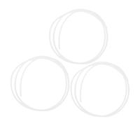 3pcs PTFE Hose for 3D Printer Replacement Tube White Wear Resistant | High Precision, Convenient Operation, Versatile Material Compatibility, for Institutions and Personal Makers