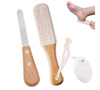 3Pcs Pumice Stone, Pumice Stone for Feet, Foot Files for Hard Skin Applicable to Pedestrians/Runners/Gymnasts/Wearing High Heels Or Boots/Waitresses/Teachers/Long Standing