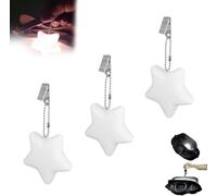 3PCS Purse Light Handbag Light, Sensor Touch Activated Light Mini Star Shape Night Light Handbag Purse Lamp, Handbag Sensor Light Gift for Women Ladies Girls Valentines Day