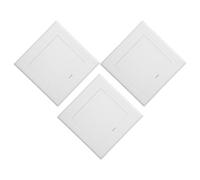 3pcs PVC Drain Pipe Access Panel for Drywall and Ceiling White