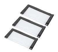 3PCS PVC Fishing Lure Wraps Hook Protective Covers Bait Storage Accessories with and Loop Tape for Easy Opening Closing Transparent Lightweight Crankbaits Jigs Rotating Baits Spoons