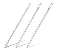 3pcs Quick & Easy Drawstring Threader Tool, 3 Heads Rope Threading Needle Metal Drawstring Cord Replacement Threader for Hoodies, Skirts, Sportswear, Jackets, Trousers