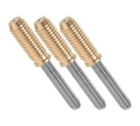 3pcs Quick Release Pool Cue Joint Connecting Screws for Cue Extension | Stainless Steel Metal Build, Precision Machined Inner Outer Threads, Tight Tolerances, Professional Training Use