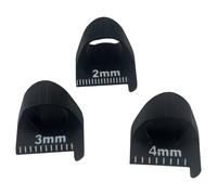 3Pcs Quilting Ruler Finger Patchwork Stitching Aid Sewing Measuring Tool Quilting Finger Ruler For Stitching 2mm 3mm 4mm Sewing Measuring Templates