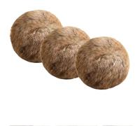 3pcs Rabbit Fu-r Ball Cat Toy, Furry Catnip Toy Ball - Soft, Washable & Funny, Kitten Training Supplies for Kicks & Cha-se Game, Indoor Exercise & Bonding