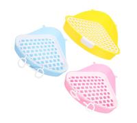 3pcs Rabbit Triangle Potty Trainer Corner Toilet Tray for Chinchilla | Plastic, High Capacity, Easy Cleaning, Space Saving Design, Built to Last for Daily Use Indoors