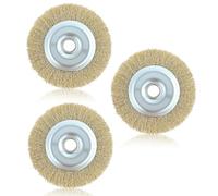 3Pcs RAC814 Wire Brush Replacement for Ryobi Patio Cleaner Wire Wheel Brush with Arbor Hole for RY18PCA-0 OPC1800 OPC1815 EFB 400/401 More Cleaning Rust Joint Debris(115mm*16mm*10mm) (Same Product 1)