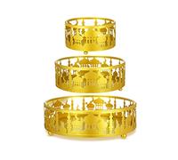 3PCS Ramadan Trays Eid Mubarak Plates Moon Ramadan Tray Set Ramadan Food Storage Container Ramadan Decorations Ramadan Activity Tray Eid Cookie Trays for Eid Party Supplies