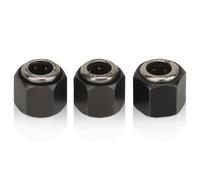 3Pcs RC 12mm Hex Nut, RC Hex Nut One Way Bearing Easy Installation Engine Pull Starter Parts HexNut Accessories for 1/10 Nitro Car Buggy Monster Truck