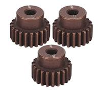 3pcs RC Motor Pinion Gear 3.175mm 48DP 21T Steel RC Pinion Gear Set for 1/10 RC Car Brushless Brushed Motor Rc Car Model Accessory