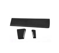 3pcs Real Black Carbon Fiber Car Interior Center Console Dashboard Panel Cover Trim For Porsche For Macan 2014-2023 LHD FIXCOR