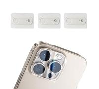 3Pcs Rear Back Camera for Lens Screen Protector Anti Scratch Clear Tempered Glass for iPhone 17 Full Coverage Guard (For transparent,For iPhone17 Air)