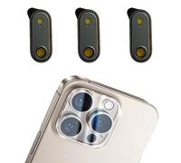 3Pcs Rear Back Camera for Lens Screen Protector Anti Scratch Clear Tempered Glass for iPhone 17 Full Coverage Guard (Gray,For iPhone17 Air)