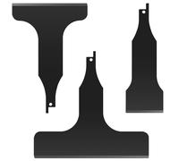 3Pcs Reciprocating Saw Scraper Blade Set 50mm 100mm 150mm High Carbon Steel Tile Floor Cleaning Scraper Blade Wall Putty Removing Cleaning Scraping Tool